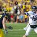 Northwestern quarterback Trevor Siemian throws in the second half of the game on Saturday. Daniel Brenner I AnnArbor.com