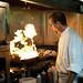 Dave Kabat cooks in Haab's Restaurant on Firday. Kabat has worked here since he was 16 and has been a busboy, waiter, bartender, and owner. Daniel Brenner I AnnArbor.com