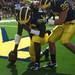 Denard Robinson is congratulated by Drew Dileo after rushing for a touchdown in the first half. Jeff Sainlar I AnnArbor.com