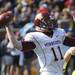 Minnesota's Max Shortell went 11-22 with 104 yards. Michigan won the game 58-0 Jeff Sainlar I AnnArbor.com 
