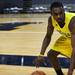 Tim Hardaway Jr. shows off his ball handling abilities at the University of Michigan's men and women's media day Tuesday October 11, 2011. Jeff Sainlar I AnnArbor.com