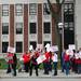 Over 400 nurses and supporters showed up to take part in the rally at Liberty Plaza downtown to march to the University of Michigan Hospital and protest Wednesday October, 12, 2011. Jeff Sainlar I AnnArbor.com