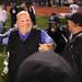 Lincoln's head coach Chris Westfall celebrates with the rest of his coaching staff as Ypsilanti took on at Lincoln High School at Ypsilanti High School Friday October 14, 2011.  Lincoln won the game 27-12 to advance to their first ever playoff berth.  Jeff Sainlar I AnnArbor.com