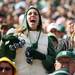 Michigan State fans react at a controversial call as Michigan took on Michigan State Saturday October 15, 2011 at Spartan Stadium. Michigan State won the game 28-14.  Jeff Sainlar I AnnArbor.com