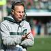 Michigan State head coach Mark Dantonio calls a play as Michigan took on Michigan State Saturday October 15, 2011 at Spartan Stadium. Michigan State won the game 28-14.  Jeff Sainlar I AnnArbor.com