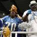 Detroit fans celebrate a touchdown as the Detroit Lions took on the San Francisco 49ers Sunday October 16, 2011 at Ford Field. San Francisco  won the game 25-19.  Jeff Sainlar I AnnArbor.com
