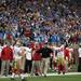 The 49ers sideline celebrate a touchdown as the Detroit Lions took on the San Francisco 49ers Sunday October 16, 2011 at Ford Field. San Francisco  won the game 25-19.  Jeff Sainlar I AnnArbor.com