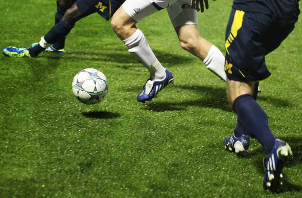 The Michigan Wolverines took on the Akron Zips Tuesday, Oct. 18, 2011 at the Michigan Soccer Complex. Michigan defeated the No. 4 Zips, 1-0, in overtime.  Jeff Sainlar I AnnArbor.com