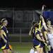 Pioneer's Sydney Supica celebrates one of her goals as Pioneer took on Saline at Pioneer High School Tuesday October 25, 2011. Pioneer won the game 6-0 and advanced to the semi-finals. Jeff Sainlar I AnnArbor.com