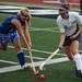 Ladywood's Emma Ellswood(left) and Angela Galimberti go after the ball as Pioneer took on Ladywood High School Thursday October 27, 2011 at Dearborn Edsel Ford High School. Pioneer won 3-0 to advance to the championship game. Jeff Sainlar I AnnArbor.com