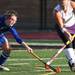 Pioneer's Sydney Supica battles for the ball (right)as Pioneer took on Ladywood High School Thursday October 27, 2011 at Dearborn Edsel Ford High School. Pioneer won 3-0 to advance to the championship game. Jeff Sainlar I AnnArbor.com