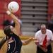 Pinckney's Courtney Carroll returns the ball as Pinckney took on Skyline at Pinckney High School Wednesday November 2, 2011. Skyline won the match 3-0. Jeff Sainlar I AnnArbor.com