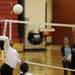 Skyline's Kiyah Mills spikes it home as Pinckney took on Skyline at Pinckney High School Wednesday November 2, 2011. Skyline won the match 3-0. Jeff Sainlar I AnnArbor.com