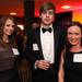 AnnArbor.com business reporter Lizzy Alfs (left), Colliers International broker Brendan Cavender and Kathy Brzoznowski network at the Deals of the Year awards banquet at Eastern Michigan University's Student Center on Friday, Nov. 4, 2011. Jeff Sainlar I AnnArbor.com