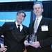 Hans Steiner (right) and Joe Formicola pose with their Spark FastTrack three year award at the Deals of the Year awards banquet at Eastern Michigan University Student Center Friday November 4, 2011. Jeff Sainlar I AnnArbor.com
