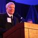 ForeSee CEO Larry Freed accepts the award for Company of the Year at the Deals of the Year awards banquet at Eastern Michigan University Student Center on Friday, Nov. 4, 2011. Jeff Sainlar I AnnArbor.com