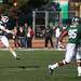 Alex Gillett throws a dump pass to Garrett Hoskinsas Eastern Michigan University took on Ball State Saturday November 5, 2011 at Rynearson Stadium. Ball State won the game 33-31 Jeff Sainlar I AnnArbor.com