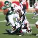 Dominque Sherrer rushed for 76 yards as Eastern Michigan University took on Ball State Saturday November 5, 2011 at Rynearson Stadium. Ball State won the game 33-31 Jeff Sainlar I AnnArbor.com