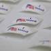 "I voted stickers' were given out as the voters came out to the voting polls Tuesday November 8, 2011 at St Paul Lutheran School in Ann Arbor. Jeff Sainlar I AnnArbor.com