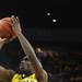 Tim Hardaway Jr. takes  a jumper as Michigan took on Ferris State at the Crisler Arena Friday November 11, 2011. (AP Photo/AnnArbor.com, Jeff Sainlar I AnnArbor.com)