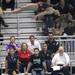 Judges look on to score as divers from Pioneer, Huron, and Saline participated in diving regionals at Pioneer High School November 15, 2011. Jeff Sainlar I AnnArbor.com