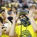 Fans dance around as the University of Michigan men's basketball team took on Western Illinois Thursday November 17, 2011 at the Crisler Arena. Michigan won the game 59-55. Jeff Sainlar I AnnArbor.com