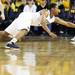 Trey Burke lays out for the ball as the University of Michigan men's basketball team took on Western Illinois Thursday November 17, 2011 at the Crisler Arena. Michigan won the game 59-55. Jeff Sainlar I AnnArbor.com