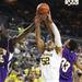 Jordan Morgan battles for the rebound as the University of Michigan men's basketball team took on Western Illinois Thursday November 17, 2011 at the Crisler Arena. Michigan won the game 59-55. Jeff Sainlar I AnnArbor.com
