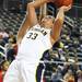 Michigan's Carmen Reynolds attacks the basket as the University of Michigan women's basketball team took on the University of Utah Utes Thursday November 17, 2011 at the Crisler Arena. Jeff Sainlar I AnnArbor.com
