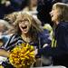 Fans celebrate as the University of Michigan women's basketball team took on the University of Utah Utes Thursday November 17, 2011 at the Crisler Arena. Michigan won the game 55-50.Jeff Sainlar I AnnArbor.com