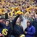 Michigan fans swing yellow Michigan towels during the start of the game as the University of Michigan took on Nebraska at Michigan Stadium Saturday November 19, 2011. Jeff Sainlar I AnnArbor.com