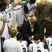 Eastern Michigan Head Coach Rob Murphy draws up a play during a timeout as Eastern Michigan University took on Rochester College at the Convocation Center Wednesday November 23, 2011.EMU won the game 62-43. Jeff Sainlar I AnnArbor.com