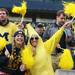 Fans celebrate after a play as the University of Michigan took on Ohio State Saturday  November 26, 2011 at Michigan Stadium. Michigan won the game 40-34. Jeff Sainlar I AnnArbor.com