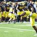 Cam Gordon celebrates after a tackle as the University of Michigan took on Ohio State Saturday  November 26, 2011 at Michigan Stadium. Michigan won the game 40-34. Jeff Sainlar I AnnArbor.com