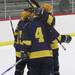 Grosse Point South celebrates one of their manyh goals as Ann Arbor Huron took on Grosse Pointe South  Wednesday November 30, 2011 at the Ann Arbor Ice Cube. Grosse Pointe South won 8-1. Jeff Sainlar I AnnArbor.com