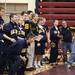 Saline wrestlers and coaches cheer on their teammate as Saline, Manchester, Clinton, and Milan participated in a quad meet Wednesday  December 7, 2011 at Manchester High School. Jeff Sainlar I AnnArbor.com