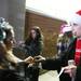 Employees hand out tickets for Ellen's raffle where she gave out a $5,000 Walgreens gift card and a trip to attend her show in California. Ellen and Walgreens teamed up to put on a Toys for Tots event Thursday, Dec. 8, 2011 at the Walgreens on Jackson Ave. in Ann Arbor. Jeff Sainlar I AnnArbor.com