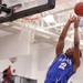 Lincoln's DeMarqus Washington takes the ball up to the basket as Skyline took on Ypsilanti Lincoln at Skyline High School Thursday December 15, 2011. Skyline won the game 54-51.  Jeff Sainlar I AnnArbor.com