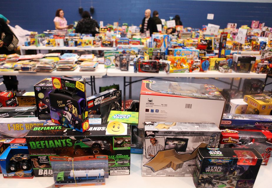 Images from the Salvation Army's Christmas Toy Shop event