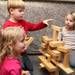 (From left to right) Jessica Beaver, Ben Cretsinger and Rachel Busch practice some architectural skills while building blocks at Lakewood Elementary School December 21, 2011. Certain schools throughout Washtenaw County are starting all-day kindergarten classes. Lakewood has an extended day option. Jeff Sainlar I AnnArbor.com