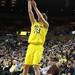Michigan's Evan Smotrycz shoots a three-pointer as the Michigan men's basketball team took on Bradley at Crisler Arena Thursday December 22, 2011. Michigan won the game 77-66. Jeff Sainlar I AnnArbor.com