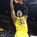 Jordan Morgan dunks the ball as the Michigan men's basketball team took on Bradley at Crisler Arena Thursday December 22, 2011. Michigan won the game 77-66. Jeff Sainlar I AnnArbor.com